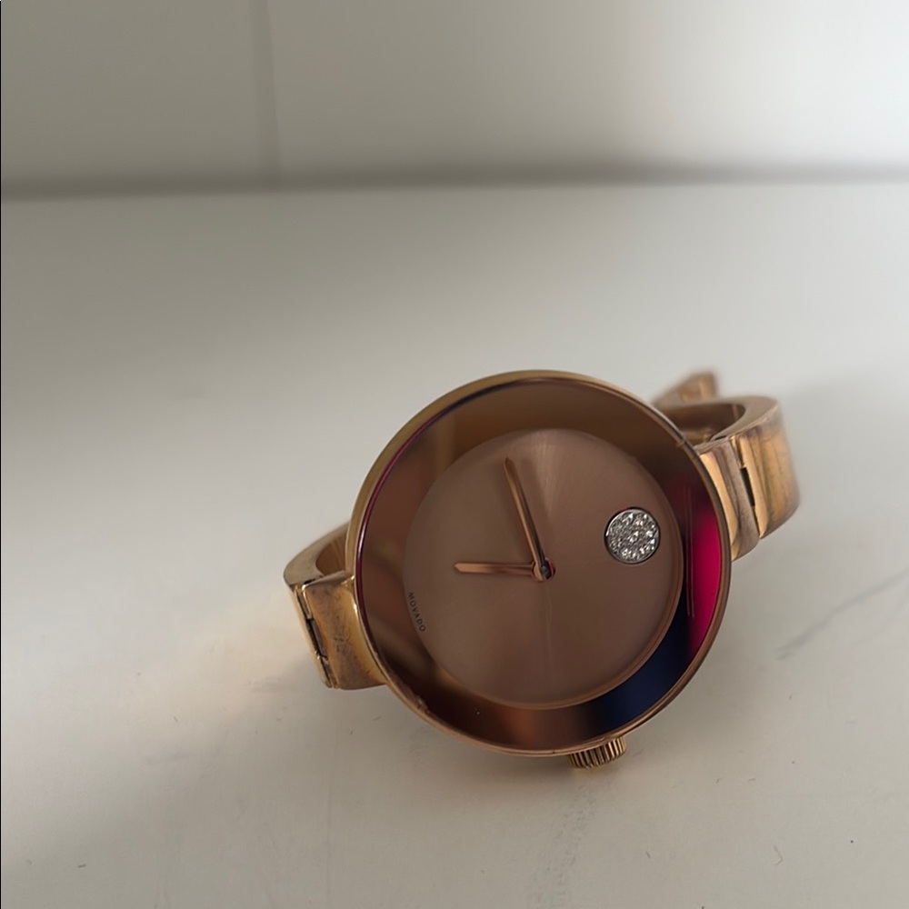 Rose Gold Movado Watch - Picture 9 of 9